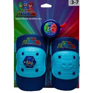 PJ Masks Kids Protective Safety Gear Set with Bicycle Bell | Brand New Knee Pads